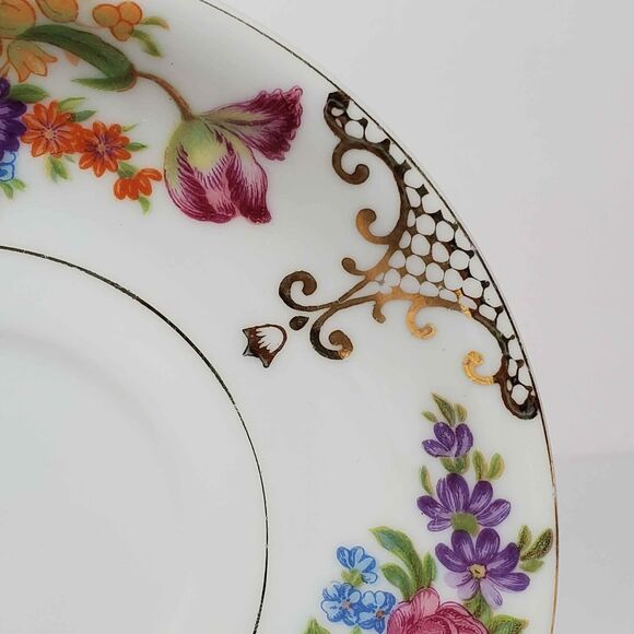 Teacup and Saucer Floral Japan Vintage - Picture 9 of 10
